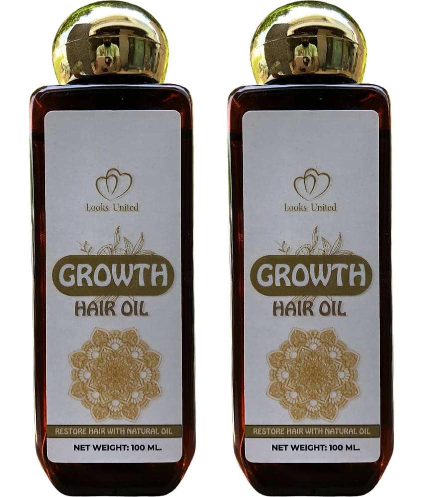 Looks United - Hair Growth Bhringraj Oil 200 ml ( Pack of 2 )