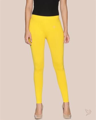 Cotton Ankle Legging - Alphonso Squash-S / Alphonso Squash