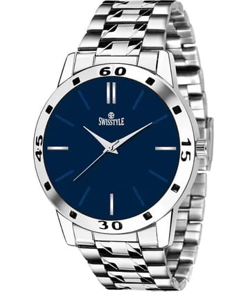Swisstyle Silver Metal Analog Men's Watch