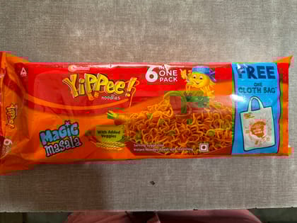 Sunfeast Yippee! Magic Masala Instant Noodles 6-in-1 Pack