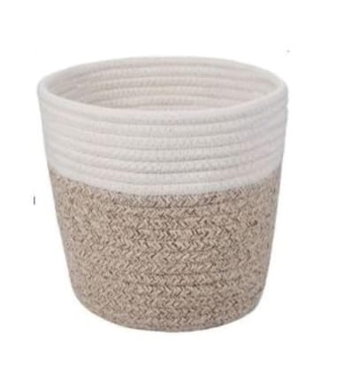 Generic Cotton Flower Pot With Out Lid (White-Kidi)-PID66473