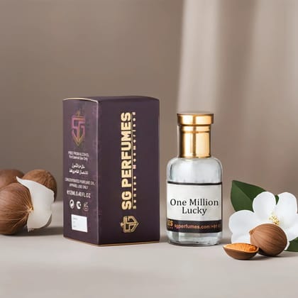 One Million Lucky Platinum Attar - SG Perfumes | 12ml & 24ml-12ML