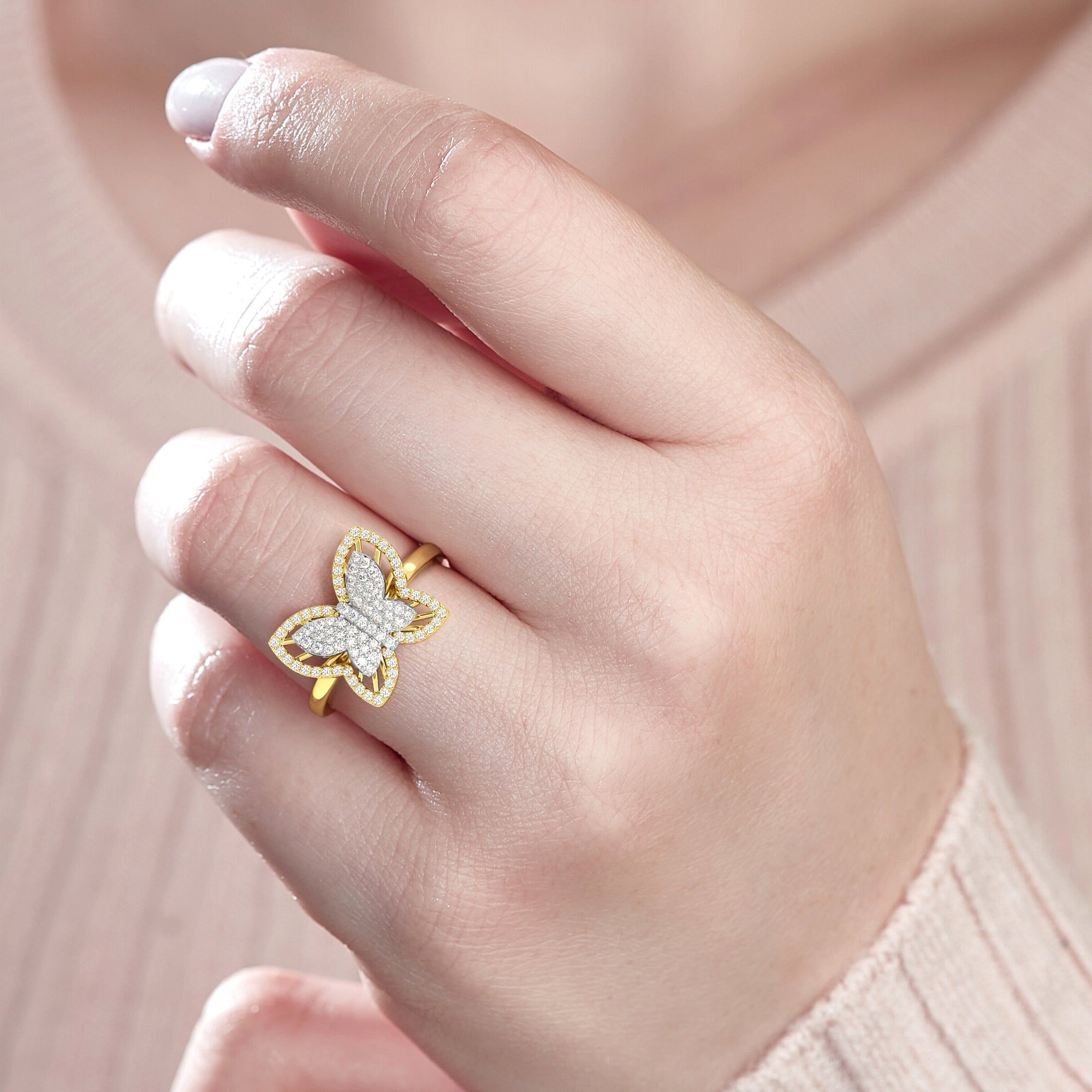 Delicate Love Ring ROSE GOLD / 19 (58.90 MM)