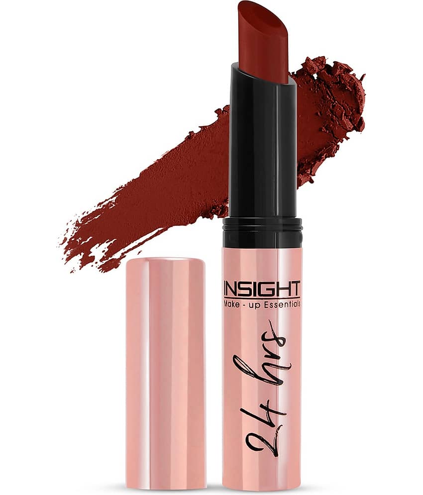 Insight Non-Transfer Maroon Matte Lipstick Lightweight Highly Pigmented ,50gm