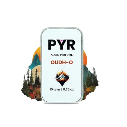 PYR Oudh-O Solid Perfume 10g for Men & Women Alcohol-Free, Long-Lasting PYR Oudh-O Solid Perfume 10g for Men & Women Alcohol-Free, Long-Lasting