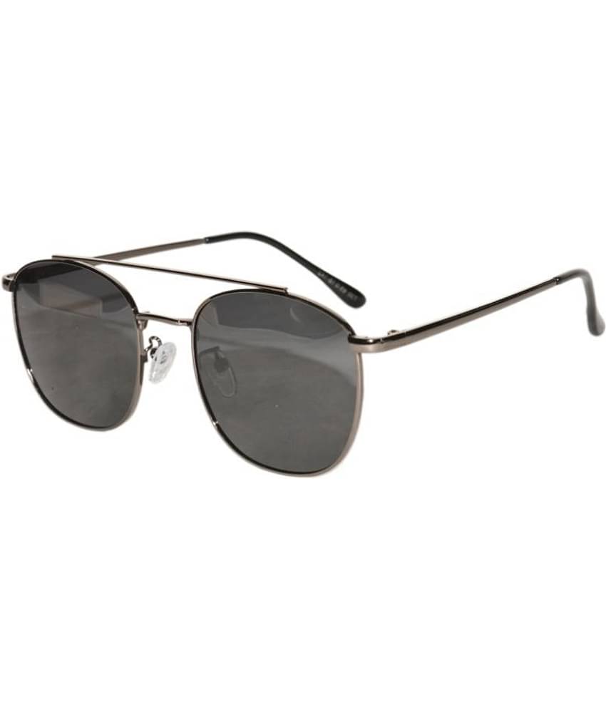Peter Jones - Silver Square Sunglasses ( Pack of 1 )