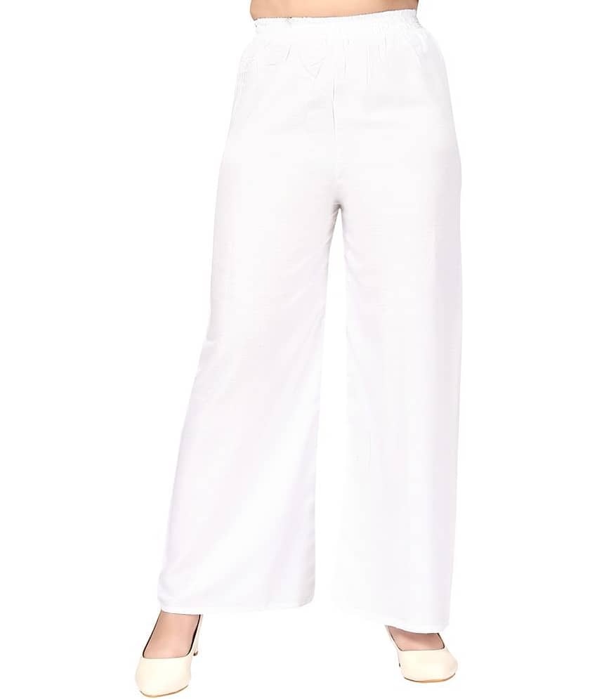 Aarika Girls White Colour Palazzo