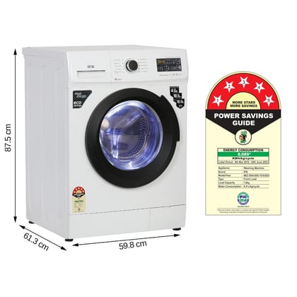 IFB 7 Kg 5 Star Fully Automatic Front Load Washing Machine 2X Power Steam (NEO DIVA BXS 7010, White & Black, In-built Heater, 4 years Comprehensive Warranty)