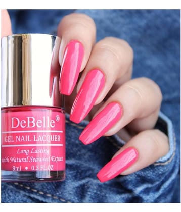 DeBelle Fuchsia Glossy Nail Polish 8 ( Pack of 1 )