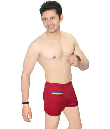 Goodluck Maroon Polyester Swimsuit