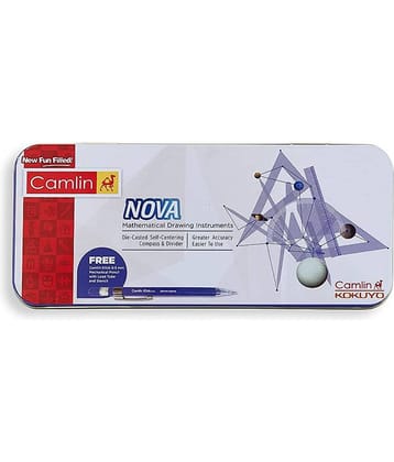 CAMLIN KOKUYO NOVA GEOMETRY BOX (MULTICOLOR) PACK OF 3