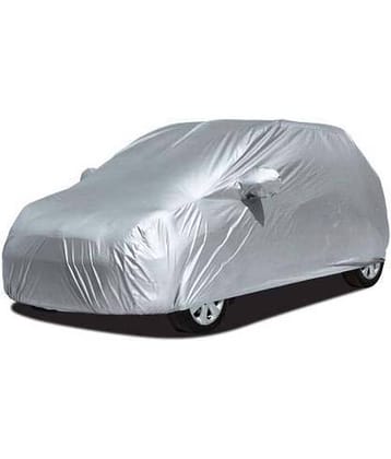 CARNEST Car Body Cover for Maruti Suzuki Alto [2005-2010] With Mirror Pocket ( Pack of 1 ) , Silver