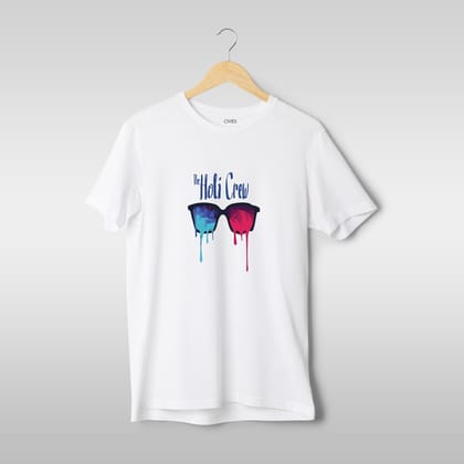 The Holi Crew Regular Fit T-Shirt-S / Cotton / White