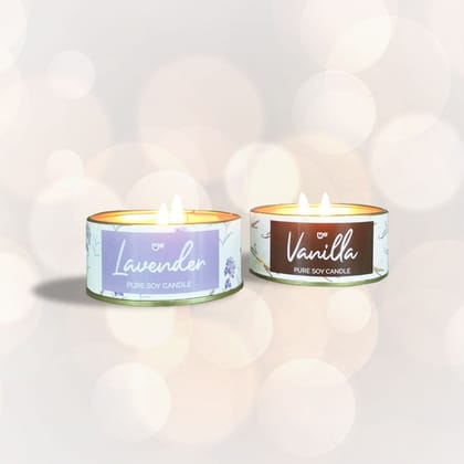 Scented Soy Candle - Set of 2
