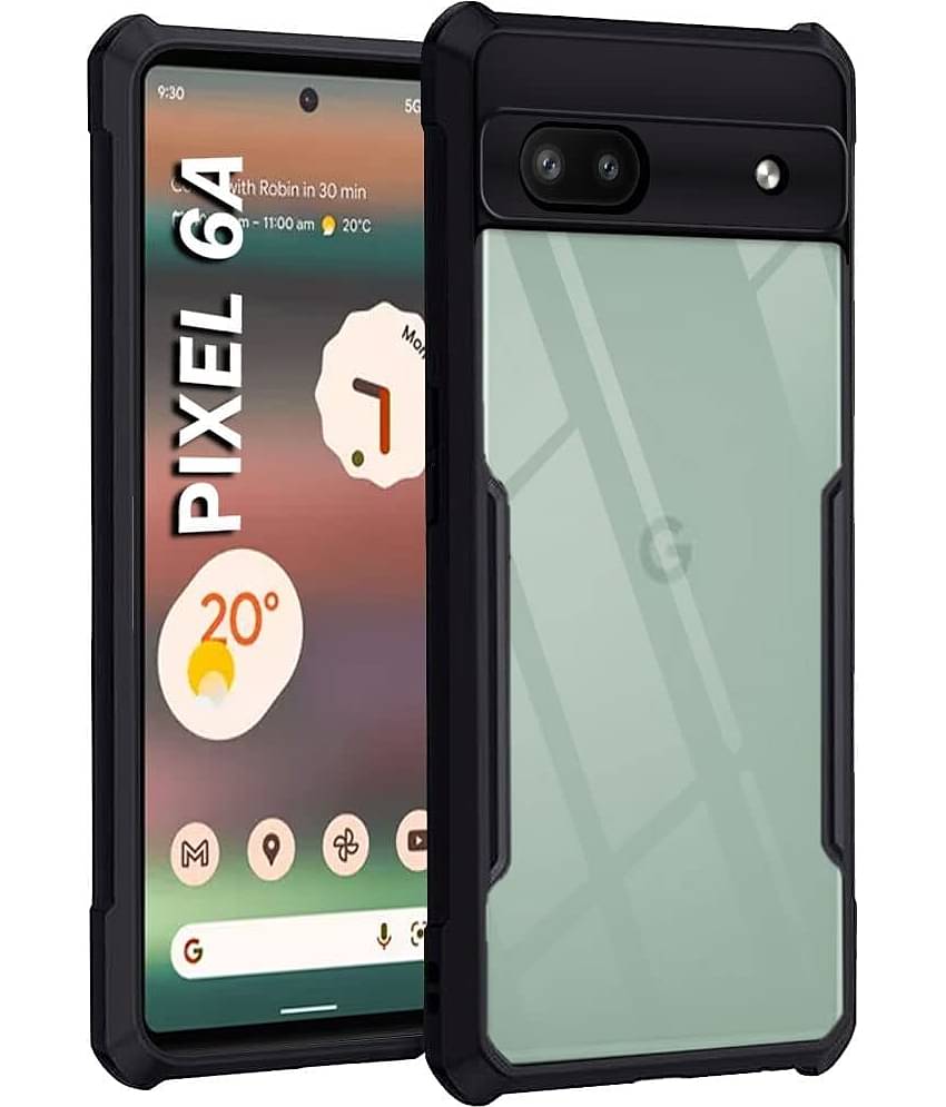 VAKIBO Plain Cases Compatible For Rubber Google Pixel 6A ( Pack of 1 )