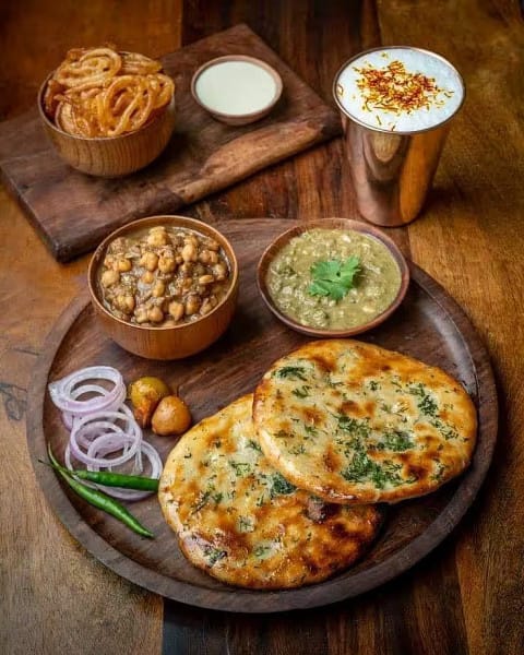 Amritsari paneer kulcha