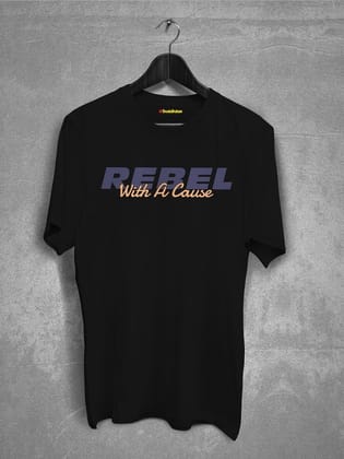 Rebel With A Cause T-Shirt-Black / XS