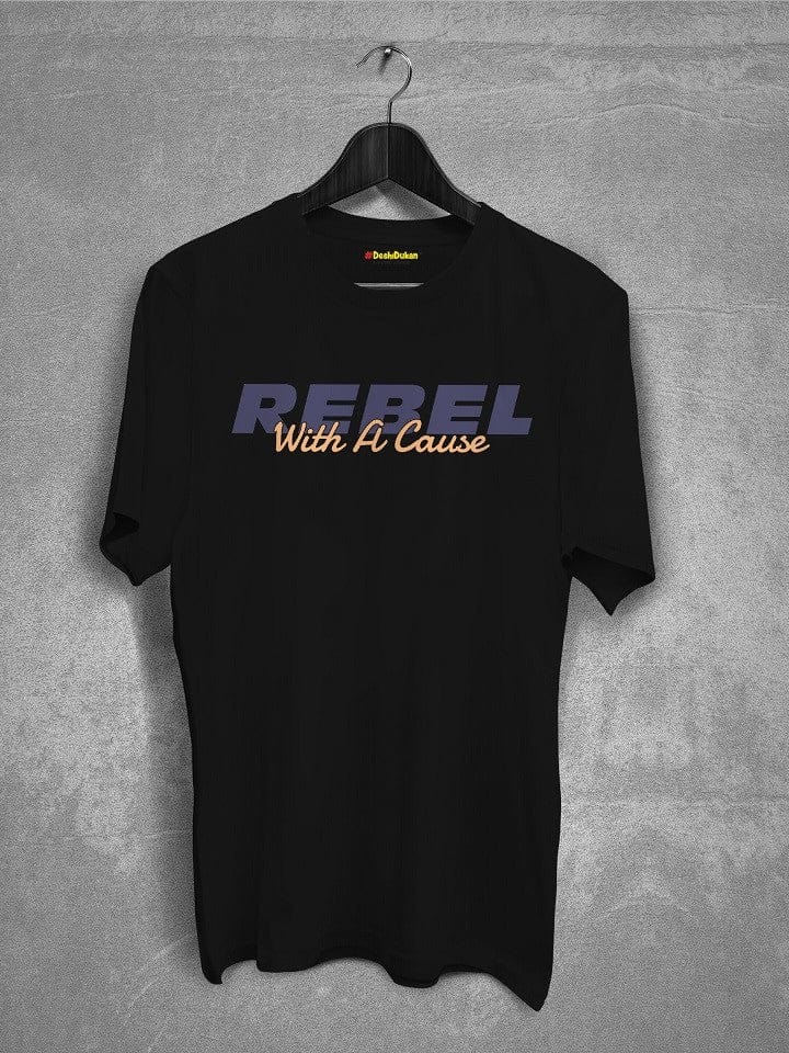 Rebel With A Cause T-Shirt-Black / XS