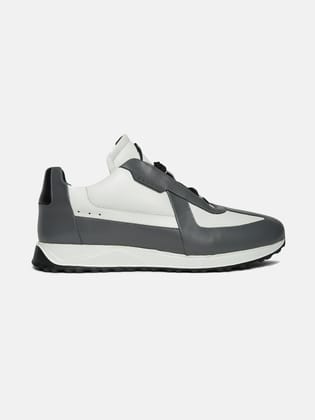 ZOL III - GREY - Grey Mid-Top Leather Sneakers-10