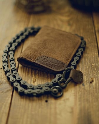 moto wallet-tobacco brown / in