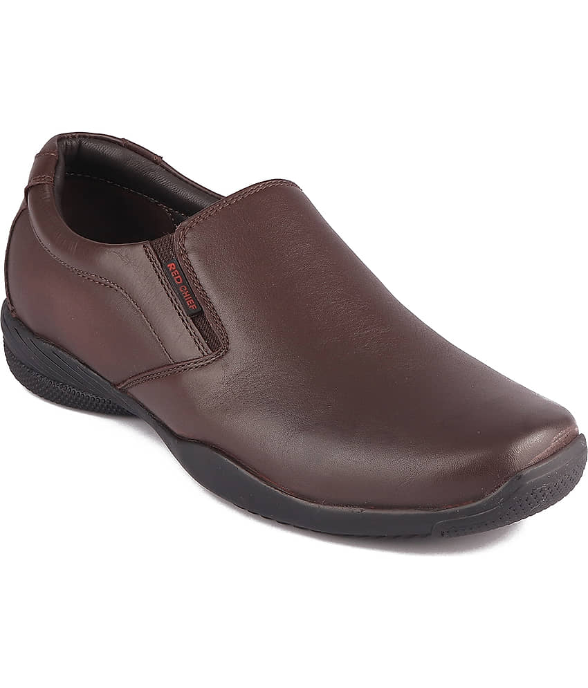 Red Chief - Brown Men's Slip On Formal Shoes