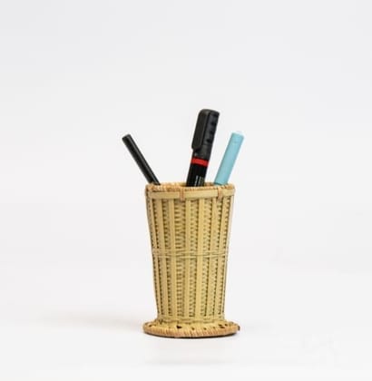 Bamboo pen stand