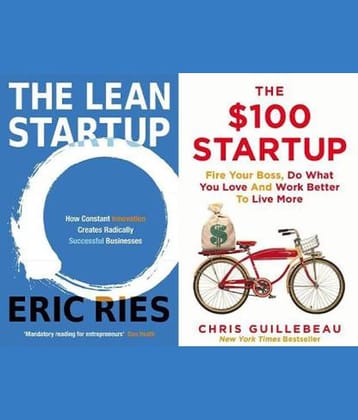 Set Of 2 Books The Lean Startup + The ,100 Startup  (Paperback, Eric Ries, Chris Guillebeau)