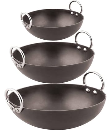 Veer - Iron Deep Kadhai 2 mm ( 5600 ) L