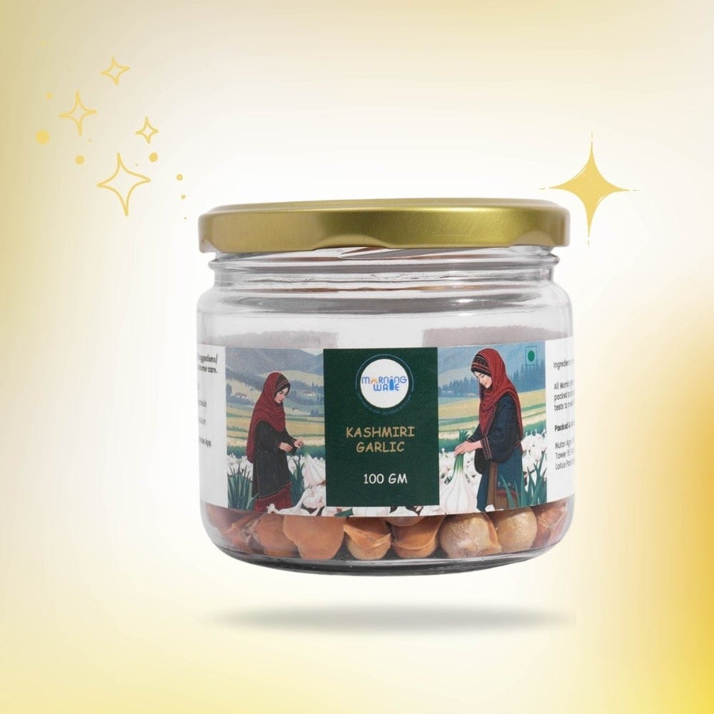 Morning Wale Kashmiri Garlic (Pack of 2) | Premium Snow Mountain Garlic | Cholesterol Management