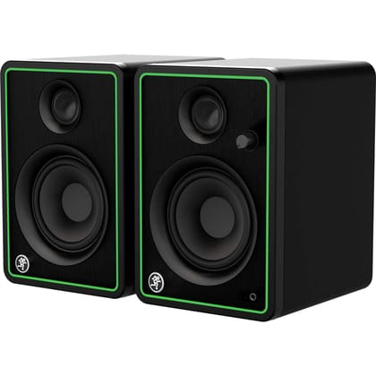 Mackie Cr-X Series, 4-Inch Multimedia Monitors with Professional Studio-Quality Sound - Pair (Cr4-X) - RCA Mackie Cr-X Series, 4-Inch Multimedia Monitors with Professional Studio-Quality Sound - Pair (Cr4-X) - RCA - Black / CR4X