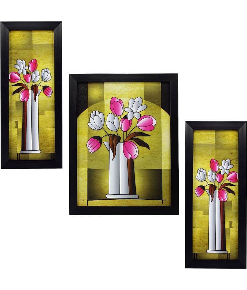 Indianara - Floral Painting With Frame