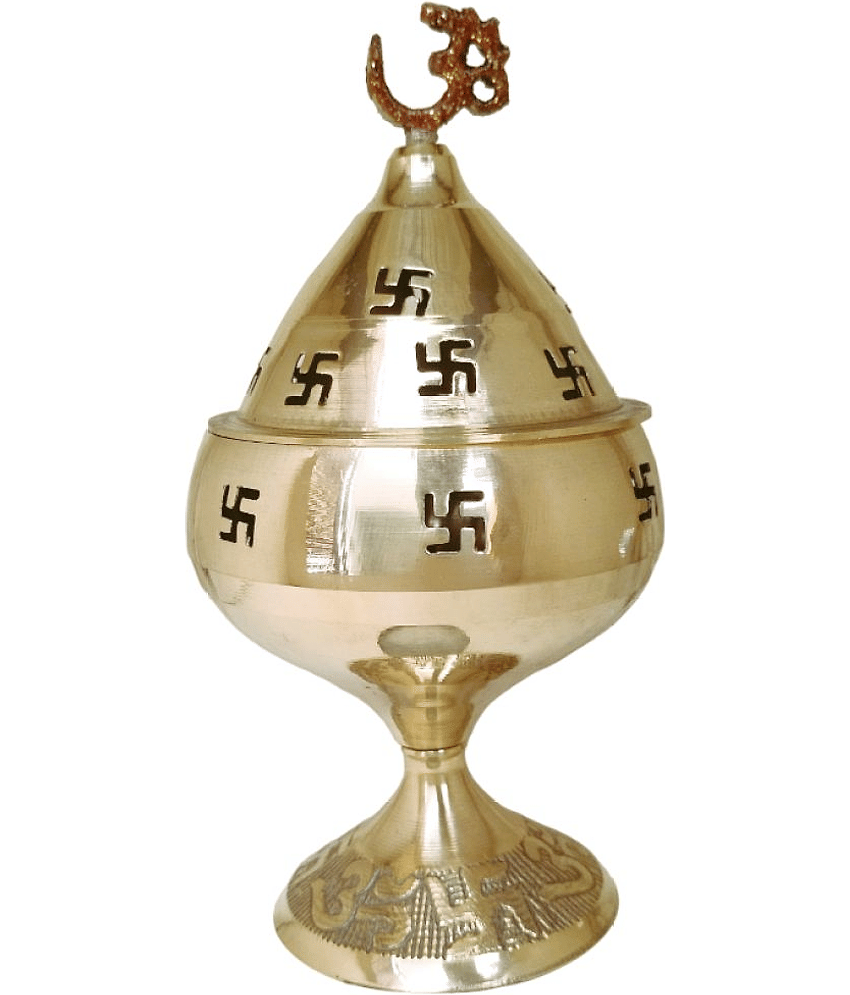 Spherulemuster Brass Akhand Diya - Pack of 1