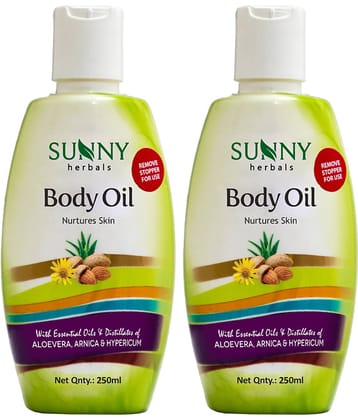 SUNNY HERBALS Body Oil Lotion Pack of 2