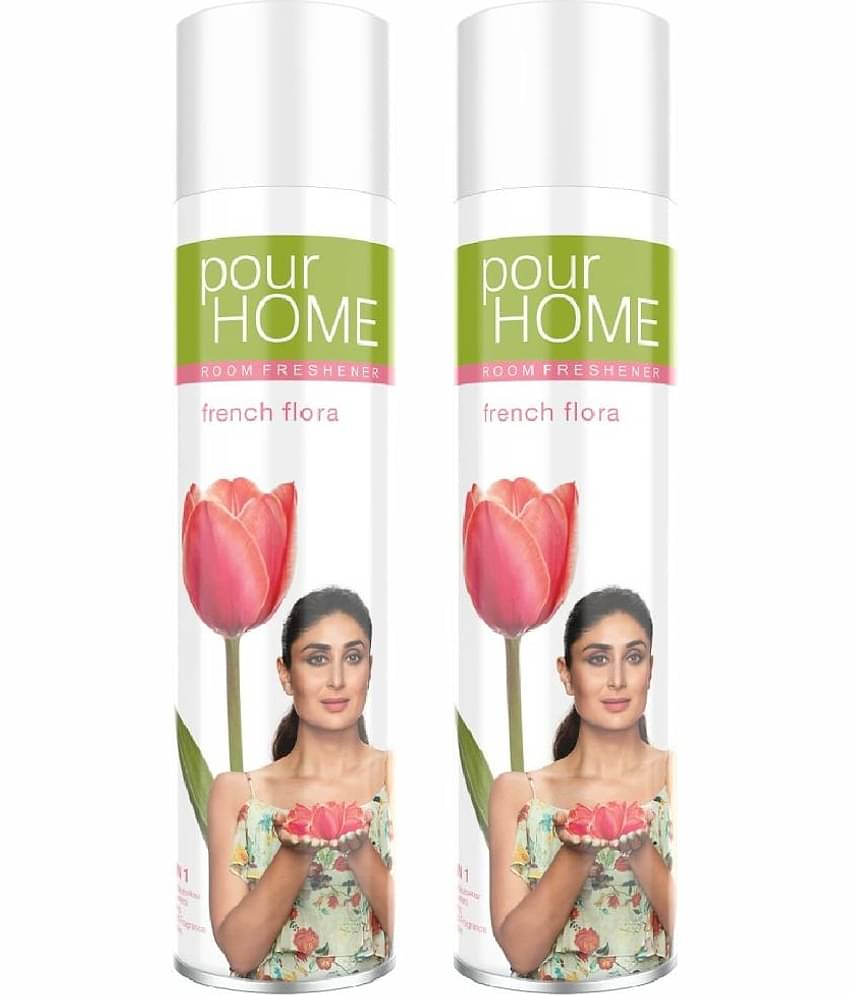 POUR HOME French flora Room Freshener Spray, 220ml Each (Pack of 2 )