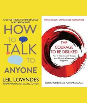 How To Talk To Anyone, The Courage To Be Disliked: ( 2 Book Combo Set)  (Paperback, Leil Lowndes)