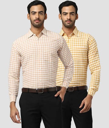 DESHBANDHU DBK - Multicolor Cotton Regular Fit Men's Casual Shirt (Pack of 2 )