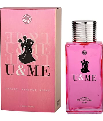 JD INTERNATIONAL U & ME Apparel Perfume For Men & Women Long Lasting Perfume 100 ml (Pack of 1)