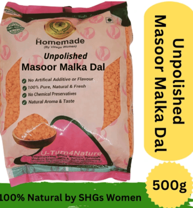 Masoor Dal Malka, Unpolished Desi Dal