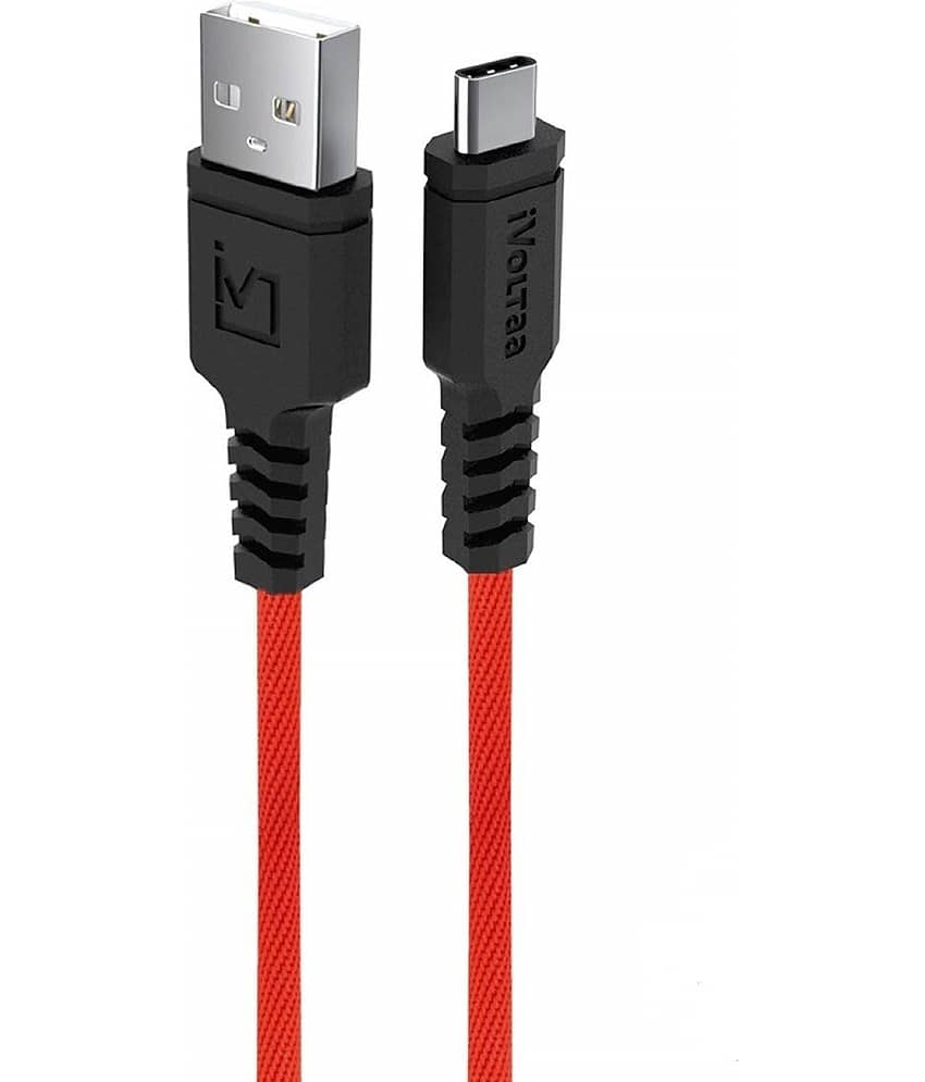 iVoltaa Red 3A USB Data Cable 1.5 Meter