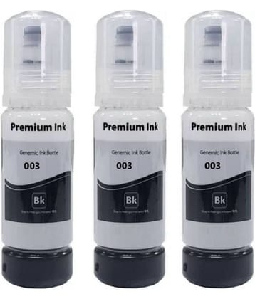 TEQUO L3110 Ink For 003 Black Pack of 3 Cartridge for Ink Printers Models: L3110, L3100, L3101, L3115, L3116, L3150, L3151, L3152, L3156