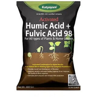Activated Humic Acid + Fulvic Acid 98 for all Plants Fertilizer  Bio Enhancer