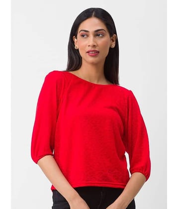 Globus - Red Polyester Women's Regular Top ( Pack of 1 )