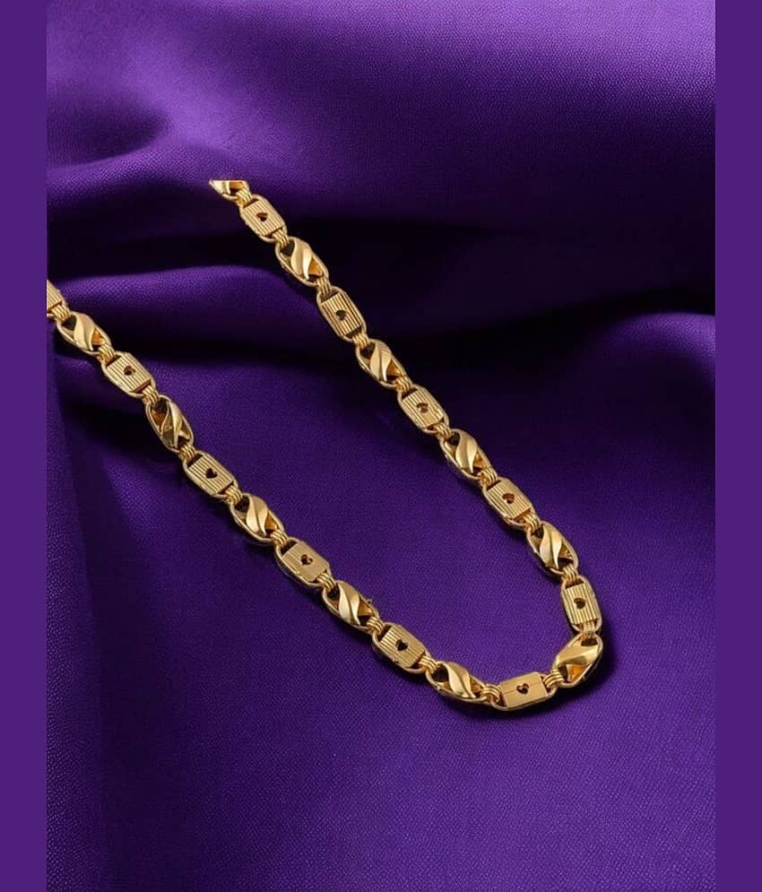 Lyriss Gold Plated Brass Chain ( Pack of 1 )