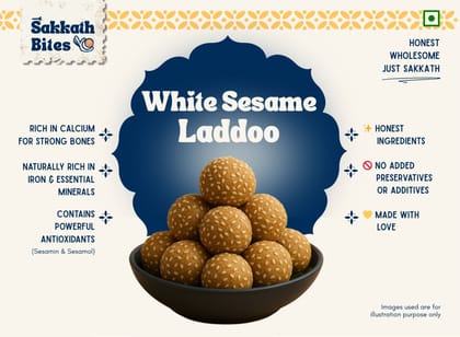 White Sesame Laddoo