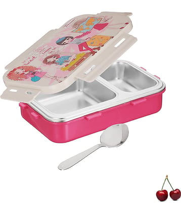 Trueware Pluto Insulated Plastic & Stainless Steel School Lunch Boxes 1 - Container ( Pack of 1 )