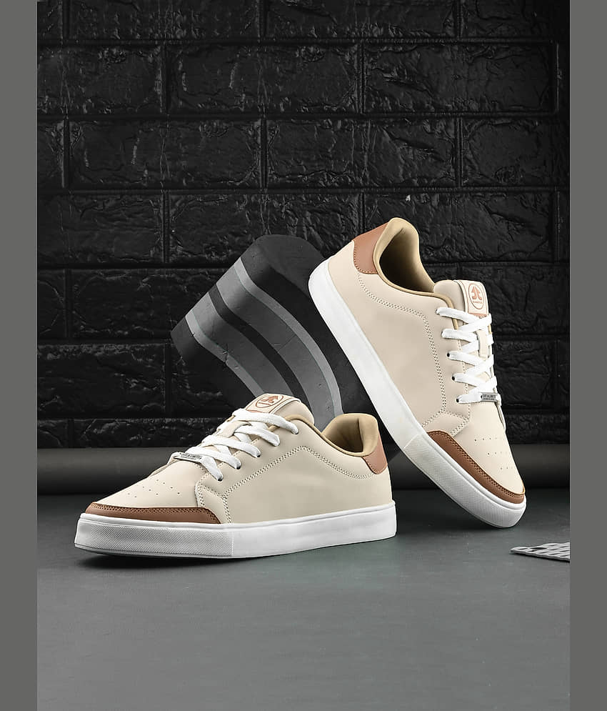 OFF LIMITS SKYLINE Cream Men's Sneakers