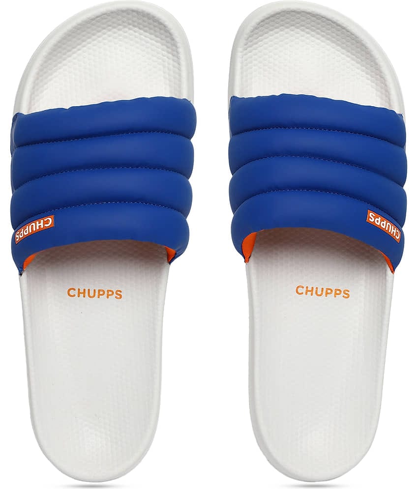 CHUPPS Blue Men's Slide Flip Flop