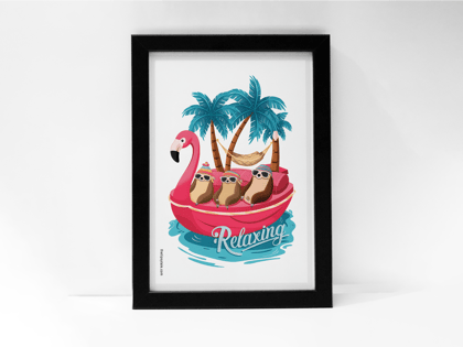 "Relax Out" Poster – Add a Touch of Personality to Your Space