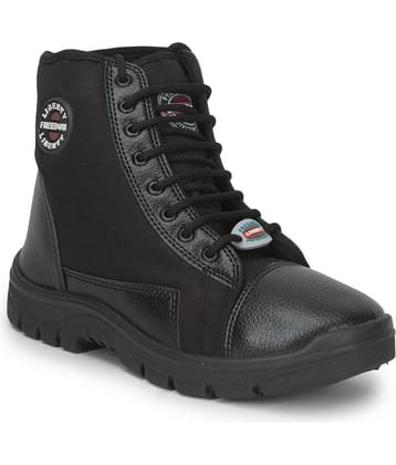 Liberty FOREST-22 - Black Men's Trekking Shoes