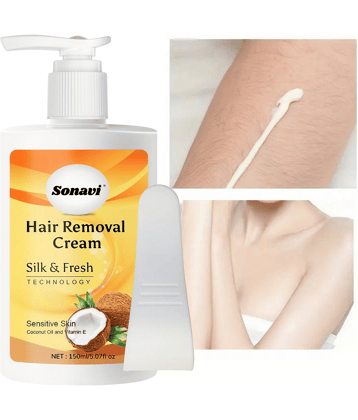 Sonavi Natural Hair Removal Cream for Men & Women 150 ( Pack of 1 )